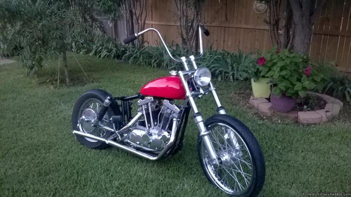 1974 custom Harley bobber(sale or trade)