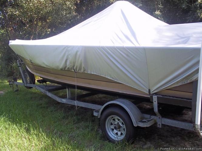 1976 boat and trailer - Price: 3,500.00