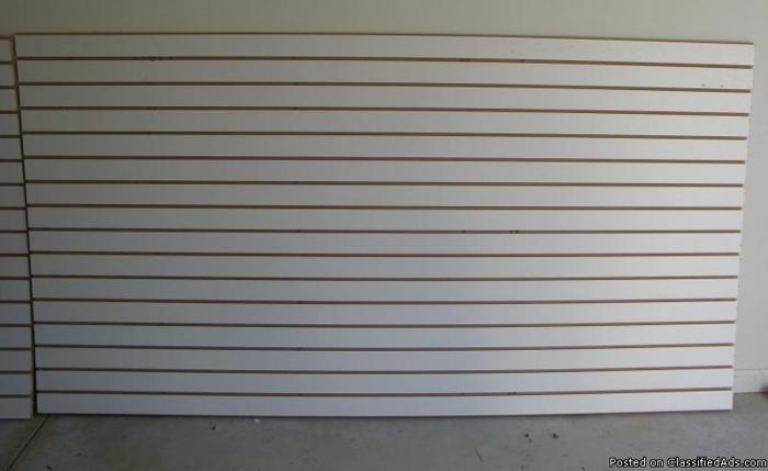 2 White Slat Walls on Clearance Sale - Price: 20