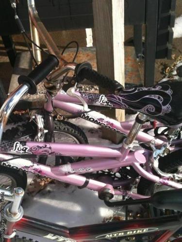 2pink mongoose bikes with pegs