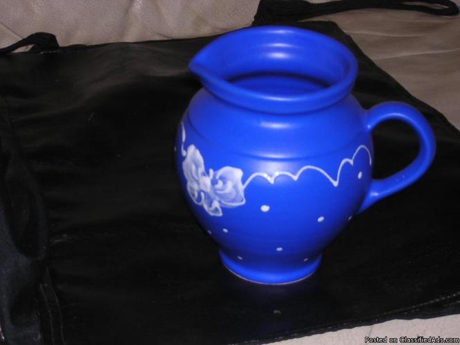 blue pitcher - Price: $40.00