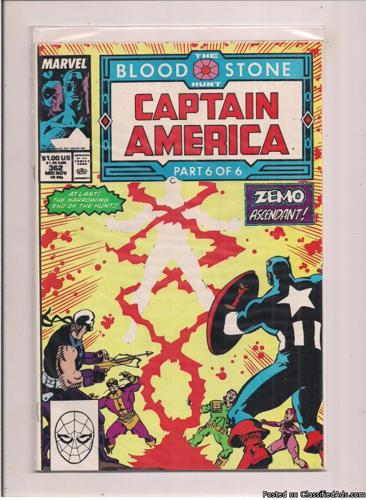 Captain America #362 (MARVEL Comics) - Price: 3.00
