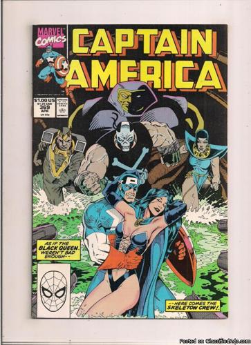 Captain America #369 (MARVEL Comics) - Price: 3.00