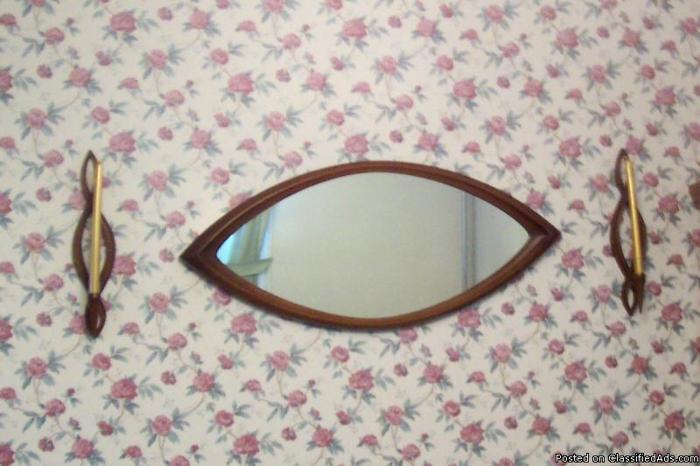 Cat Eye Oval Mirror Sconces - Price: $25.00