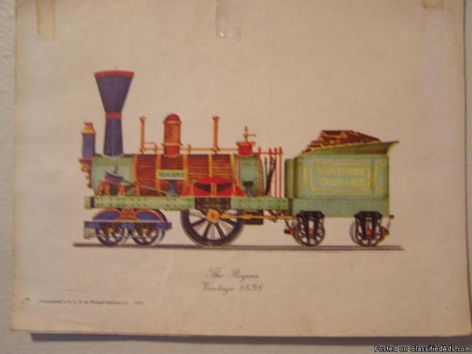 Old Vintage Train Pictures - Price: $50.00