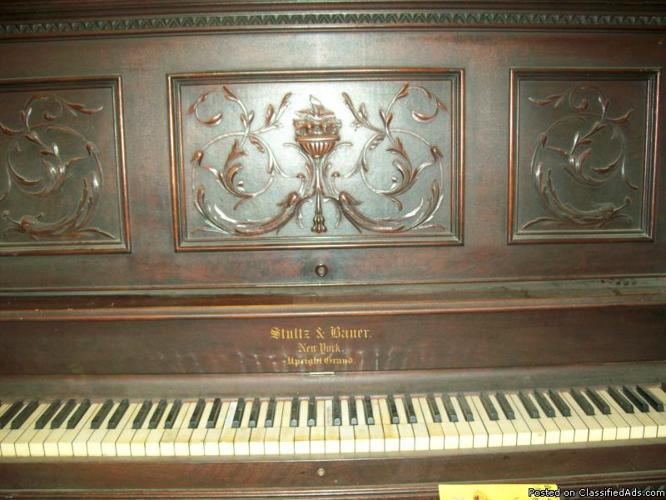 Piano-Upright Grand-Stultz & Baner 1889 - Price: $600.00