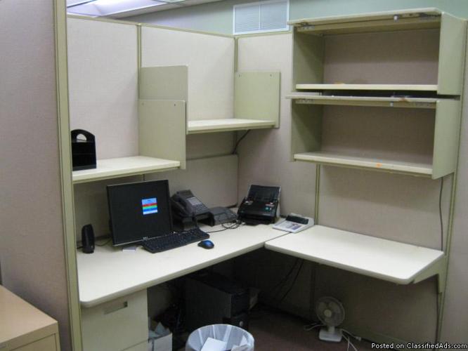 Secretarial Cubicles with desks & storage - Price: $500.00