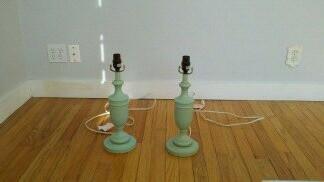 shabby chic lamps - Price: $40