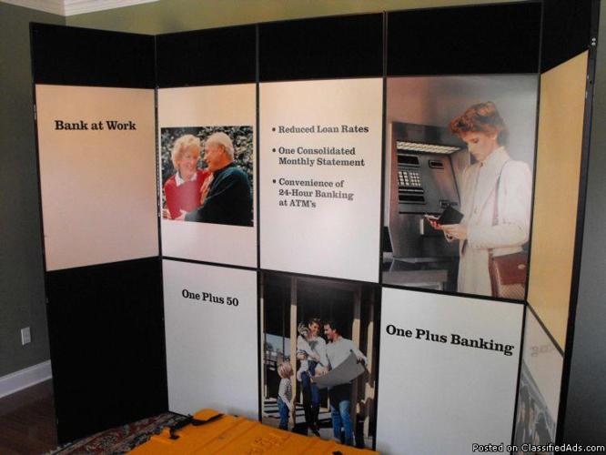 Trade Show Booth - Folding Sectional Display - Price: $500