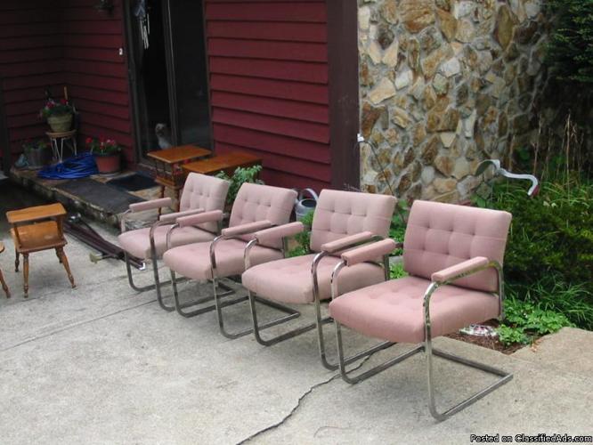 Upholstered chairs - Price: $5.00 each