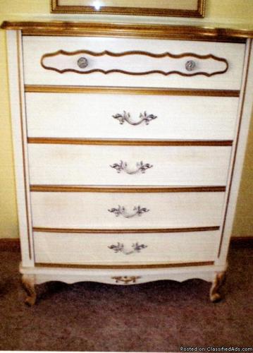 WANTED Sears French provincial dressers and night stands