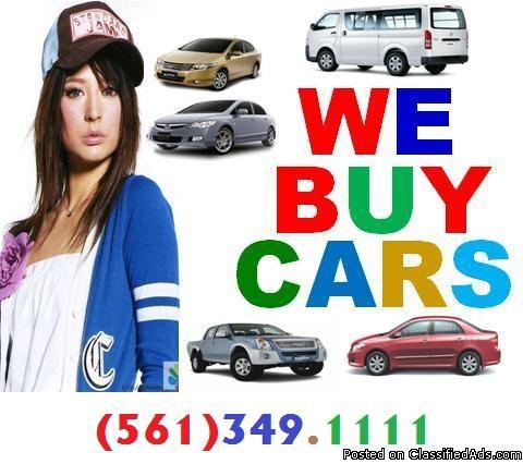 WE BUY CARS FLORIDA - SELL MY USED CAR MIAMI (305)307.1111