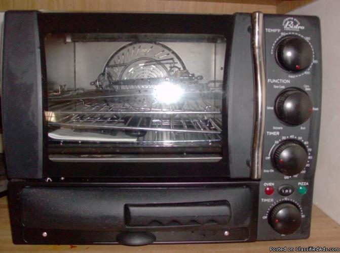WOLFGANG PUCK BISTRO CONVECTION OVEN & ROTISSERIE W/PIZZA OVEN - Price: $75