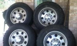 4- 17"Rims; 8 lug 165 mm; Cash only. Rims only!! Contact Ann 979-906-0347
