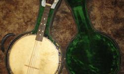 1930?S CONCERTONE MANDOLIN BANJO (BANJOLIN OR UKULELE) IT HAS 8 STRINGS AND AN OPEN BACK. IT MAY BE WORTH MUCH MORE. I HAVE THE ORIGINAL CASE AND THE BANJO IS IN PRETTY GOOD SHAPE FOR IT?S AGE. AN EXPERT TOLD ME NOT TO LET IT GO FOR LESS THAN $400 HOWEVER