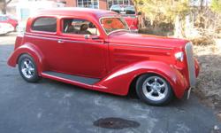 1936 DODGE , HUMP BACK.&nbsp; COMPLETELY RESTORED IN 2010. 350 CHEVY SHORT BLOCK W/ 350 AUTOMATIC TRANSMISSION.&nbsp; 8" FORD REAR END; ADJUSTABLE COIL OVER SHOCKS; MUSTANG II&nbsp; FRONT END WITH POWER STEERING AND DISC BRAKES. ELECTRIC WINDOWS ;