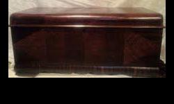 beautiful vintage ceader hope chest. mint condition, $500.00 or best offer. style#482043: serial#345211