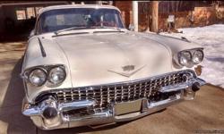 This 1958 Cadillac Eldorado Biarritz is in excellent condition and has been meticulously maintained.&nbsp; This Eldorado has a beautiful Olympic White exterior complimented with a Vermillion leather interior.