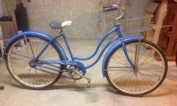 1961 Schwinn B.F. Goodrich Tornado 20" Ladies/Girls
Appears to be all original, except one pedal.
Missing reflectors.
Spot/surface rust, some dents.
Coaster brake needs work.
I am not expecting to get top dollar for it, make a reasonable cash offer.
Any