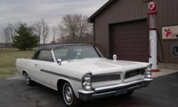 1963 Pontiac Bonneville Convertible This classic Pontiac is all original with 49,750 documented miles. 389, 4 bbl, P/S, P/B, P/W and a power antenna. Come with original build sheet and all documents. I can help arrange shipping. For more information call