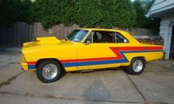 &nbsp;
Make: Chevrolet
Model: Nova
Year: 1966
Exterior Color: Yellow
Doors: Two Door
Vehicle Condition: Excellent
&nbsp;
Price: $12,500
Fuel: Gasoline
Engine: 8 Cylinder
Transmission: Automatic
DriveTrain: 2 wheel drive
&nbsp;
Specials: Well Maintained,