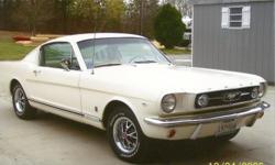 1966 Ford Mustang Fastback
GT Package
289 4 Barrel 225HP. Auto, Power Steering, Air Conditioning
Pony Interior
Trumpit Exhaust
Fold Down Back Seat
Runs Great
Only Driven to Car Shows and Cruises
Trophie Winner
CALL 443-309-6745 (JIM OR PAM)PLEASE CALL IF