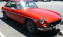 '72 MGB GT in great condition; hardtop, hatchback with 36,000 miles on redone engine. Navy interior, seats in excellent condition have always been covered. I have owned since 2004 and had all electrical rewired. Previous owner stored this car for 13