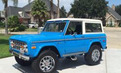 Feel free to ask me any questions about the car : endaebbadena@veryold.net . Beautifully restored 1974 Ford Bronco. This was not an off-chassis restoration, but work was professionally done. The following are some of the items included: - LED Lighting for