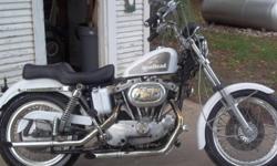 1974 Harley Ironhead, 15,000 miles, excellent condition, new paint, extra fat boy tank and extra seat, runs great. MUST SELL!!! NO TRADES!!!! 217-251-9510 any time, or e-mail...peggy.lucas@hotmail.com.