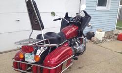 1975 honda goldwing one owner,has won some awards.this is a windjammer 3 top of the line.it only has 33000 miles.seat and back rest,luggage rack saddle bags air shocks.comes with shop mannual.This is a must see bike.plus has a few after market add ons