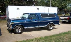 &nbsp;
Make: &nbsp;Ford
Model: &nbsp;F250
Year: &nbsp;1978 &nbsp;
Exterior Color: Blue
Interior Color: Blue
Doors: Two Door
Vehicle Condition: Very Good&nbsp;
&nbsp;
Price: $7,800
Mileage:88,000 mi
Fuel: Gasoline
Engine: 8 Cylinder
Transmission: