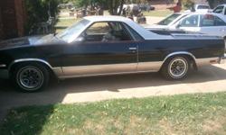 86 El Camino
185000
runs and drives excellant
call for showing and test drive
--
