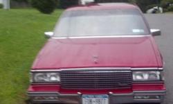 The car belong to my father who bought it new, garaged, 58,000 miles, Front Wheel Drive, Fully Loaded, Maroon in color, contact information 914-646-5115