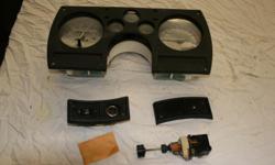 Instrument cluster from a 1987 Chevy Camaro. All components are used, but in good condition. Everything included in the cluster is pictured.