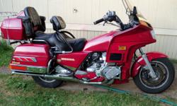 1987 Honda Goldwing Aspencade 1200 in great shape. This bike has a new seat an AM/FM cassette player and many extras. The stator is good and has been modified according to Honda Forum instructions with shrink wrap. It runs great and is ready to ride! Call