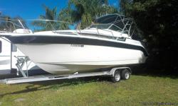 For Sale: 1988 Carver Montego 25' double cabin with nice aluminum trailer. This boat has a solid deep water hull, with a fresh rebuild on a Mercruiser 5.7L and outdrive, radar arch and more. The cabin is usable but could use a little TLC.
Private sale