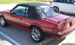 1989 Ford Mustang Lx 5.0 Convertible
Original Paint, Interior, Radio,
147,000 Miles
Has Chrome Cobra R wheels
Short shifter
Flowmasters
New Cultch
New Black Top
New Battery
A Little work and you have a great car
Asking $4.500 OBO
Trade for mustang V8 2001
