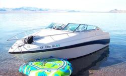 You have to see this boat to believe it! This is more of a Performance Boat than your regular Cuddy Cabin, with many high performance upgrades to the engine including Thru-Hull Exhaust and custom headers.
?Length Overall (LOA) : 22'0"/6.71 m
?Horse Power:
