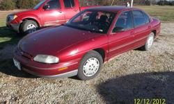I have a 1995 Chevy Lumina for sale.&nbsp; It has 165,000+ miles on it.&nbsp; This car runs good, but does have a blown head gasket.&nbsp; I am selling it for cash only, and only serious inquiries only.&nbsp; Thanks for looking.