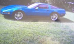 1995 Corvette Coupe LT1 350/300 horse auto w/overdrive never been driven in the rain,never been smoked in,new ZO6 chrome rims and tires with proper offset rear and front,stock rims and tires go with sale,light grey leathe an black interior,this vett has