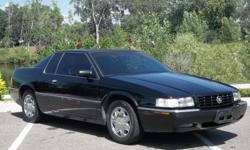 1996 Cadillac Eldorado ETC.
Black on Black. Dark tinted windows.
Very well taken care of. Great tires, replacement windshield with rain sensor
Great working climate control. Ceramic brakes.
This was my wife's car! Everything had to be right.
The list goes