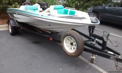 1996 Tidewater Fiberglass V-HullBass Boat, with trailer, 1990 Johnson 60HP Outboard Motor, includes: 12V Trolling Motor, Depth/Fish Finder. Very Good Condition ! Close to Lake Murray, SC ***** Cell # 607-333-4610 - Anytime .