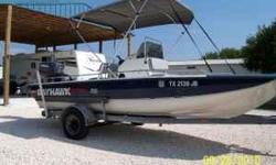 1997 Bayhawk 186ST Tunnel Hull Boat
1998 115HP Yamaha Motor
Jackplate
Stanless Prop
Boarding Ladder
Folding Top
Livewell
$7500
Call Vonnie at 361-578-5870
Victoria, TX