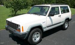 1998 Jeep Cherokee Sport. This jeep has the 4.0L six cylender, automatic transmission, air conditioning, tilt wheel, cruise controll, power windows, power locks, roof rack, nearly new Michelin tires, and only 114,000 miles. It came from the County of