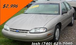 Visit our site to see all our inventory
jandhsautosales
See more pictures of this car at our website jandhsautosales
Price:&nbsp; $1500 DWN or $2,996
Year:&nbsp; 1999
Make:&nbsp; Chevrolet
Model:&nbsp; Lumina
Body Style:&nbsp; 4 DR
Color:&nbsp; Champagne
