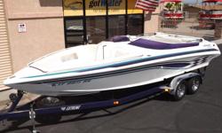 http://www.gotwaterrentals.com/Consignment_1999_Lavey_Craft_NuEra_Open_Bow_Runabout_24%27.html &nbsp;
Extremely nice '99 LaveyCraft Nu Era 24' Open Bow - Very well kept open bow with MerCruiser 502 blue engine....LOTS of power!&nbsp; Includes 2 SST props,