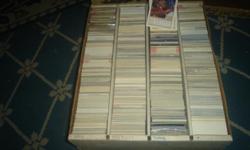 20000 sports cards baseball - football - hockey - golf - racing from 1980 to 2000 150.00