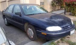 Please TEXT Beni at (818)406*2724&nbsp;&nbsp;regarding information on this vehicle.
2000 Chevrolet Lumina Blue
Car runs great, ac works, but needs recharge, needs smog test and tags in May. Driver side window only opens half way, other than that car runs