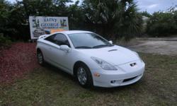  >>>>>>>>>>>>> 100% Approvals, Everybody Qualifies 2000 Toyota Celica GT White over Black/Charcoal Cloth interiors. Price: $4,590 with 117k miles, Manual Transmission Coupe lift back, Front dual air bags, Front wheel drive, Tinted Glass, Power steering,