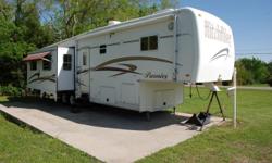 Beautiful and spacious top of the line 35.5 Nu Wa Hitchiker Premier, 3 Slide-outs. Excellent for luxury full time living or ready to hit the road. Selling to downsize. Clean and well maintained; nonsmoker; This is a well made 4 season 5th wheel RV that